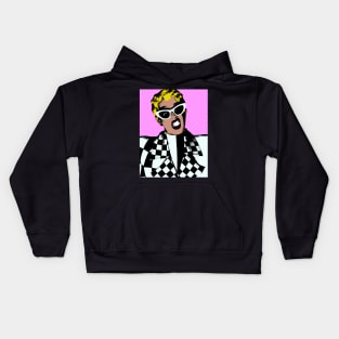 Cardi B style pop art Kids Hoodie